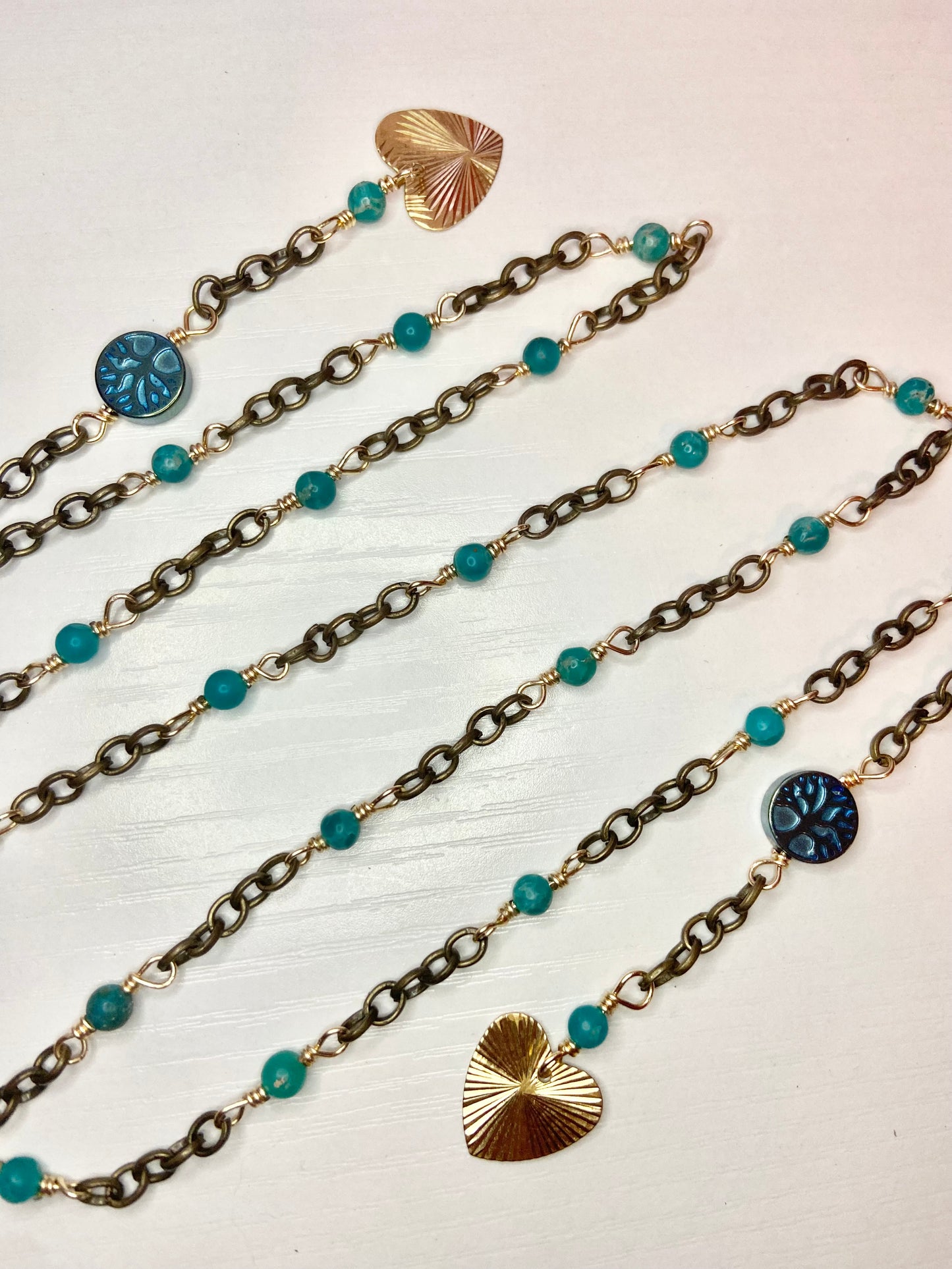 Turquoise Tree of Life Lanyard