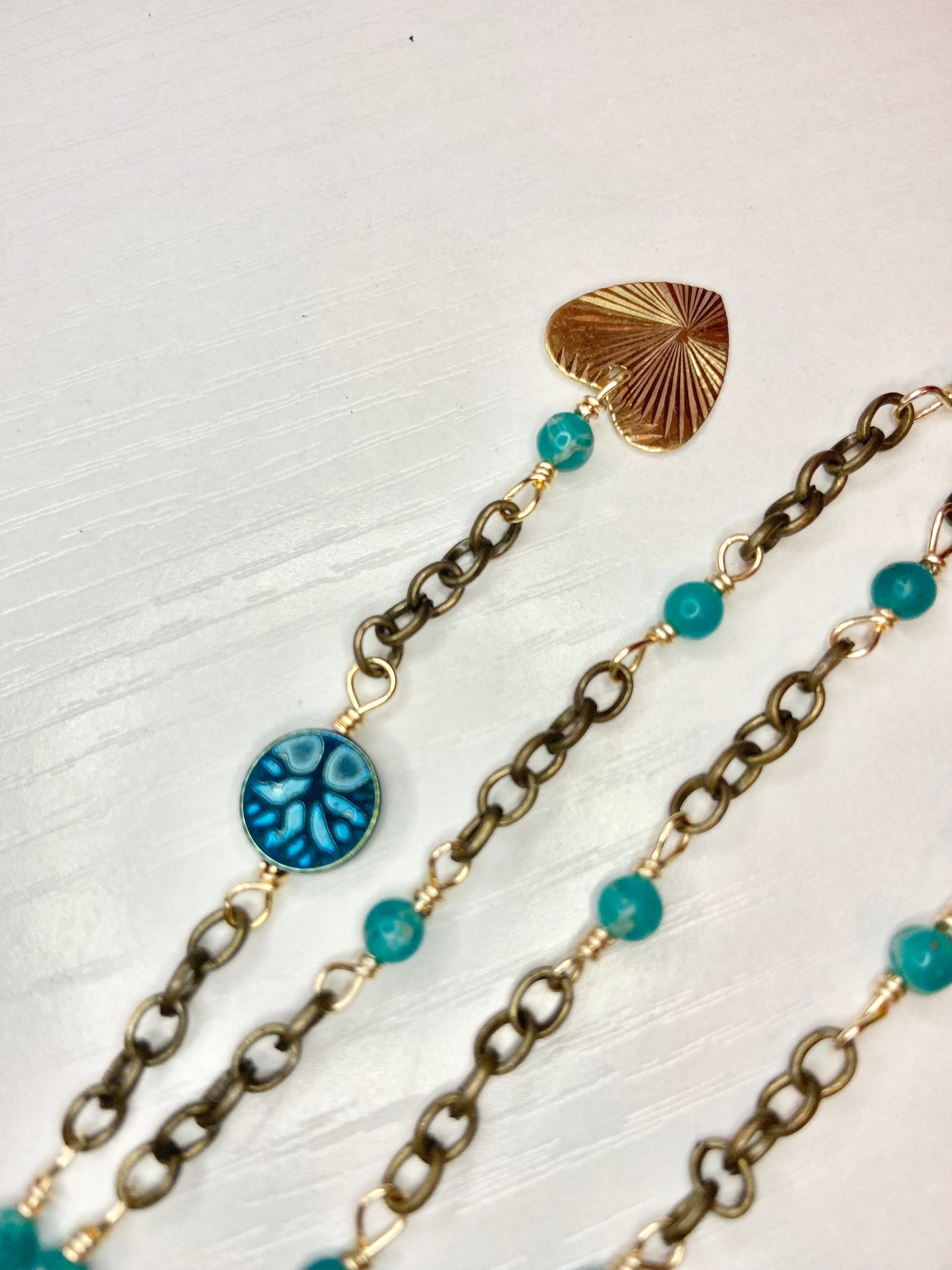 Turquoise Tree of Life Lanyard