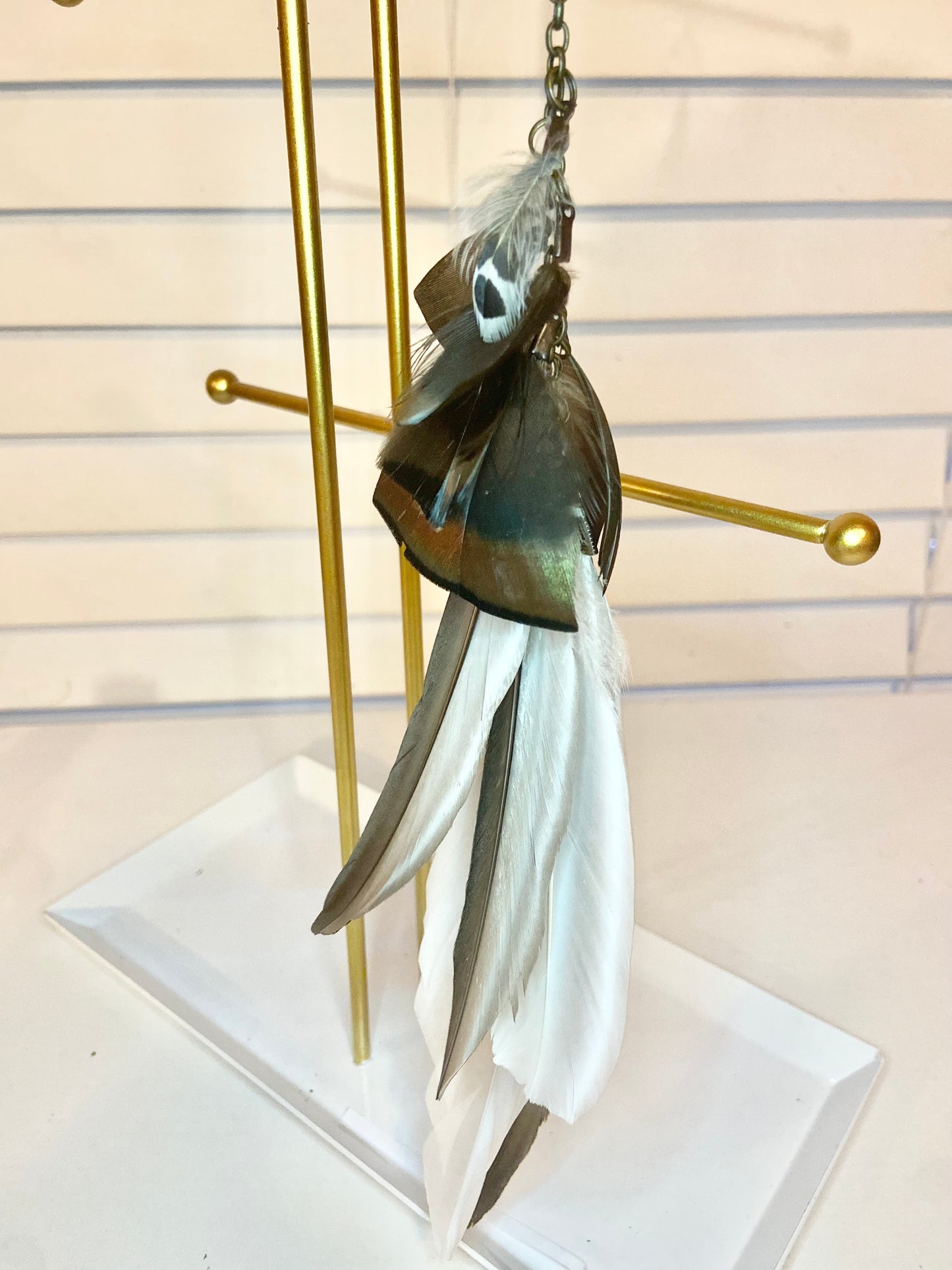 Heart Feather Earring