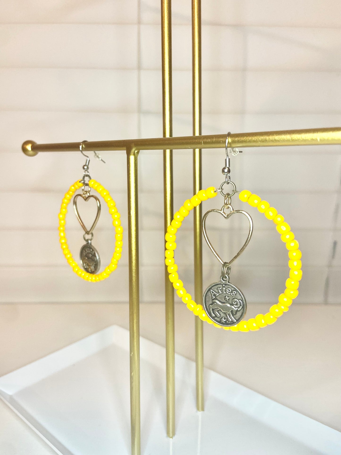 Orange-Yellow Aries Hoop