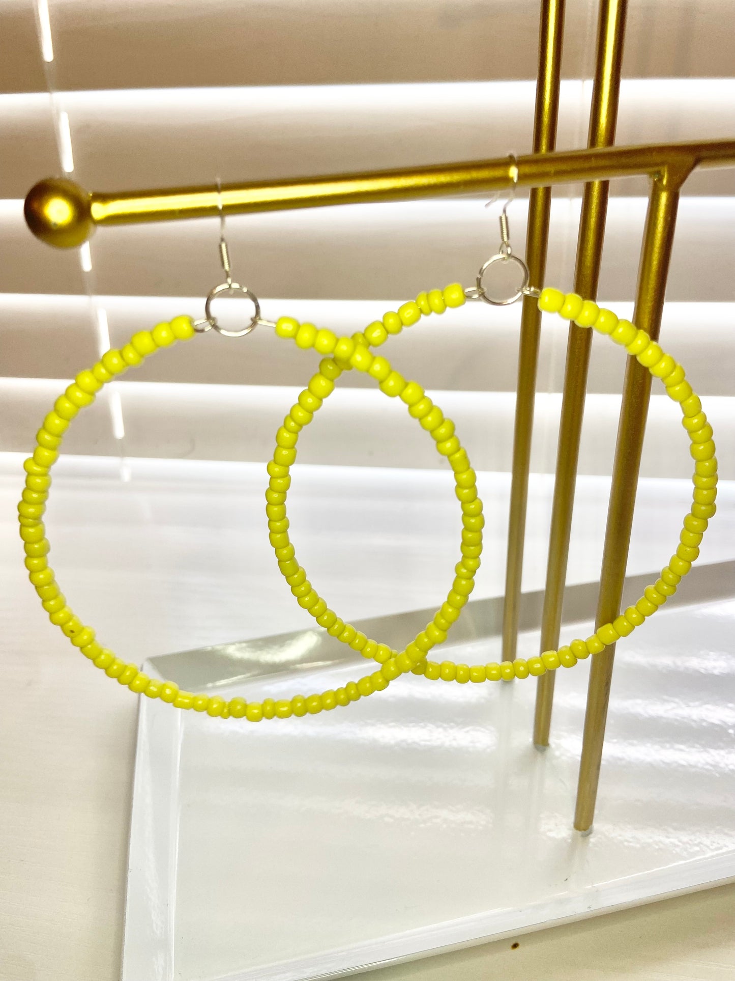 Yellow Mary Hoops