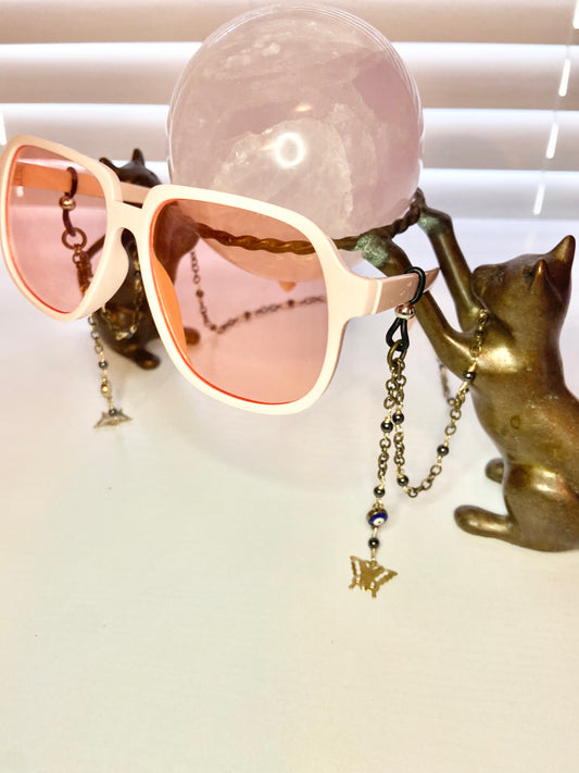 Hematite Evil Eye Lanyard