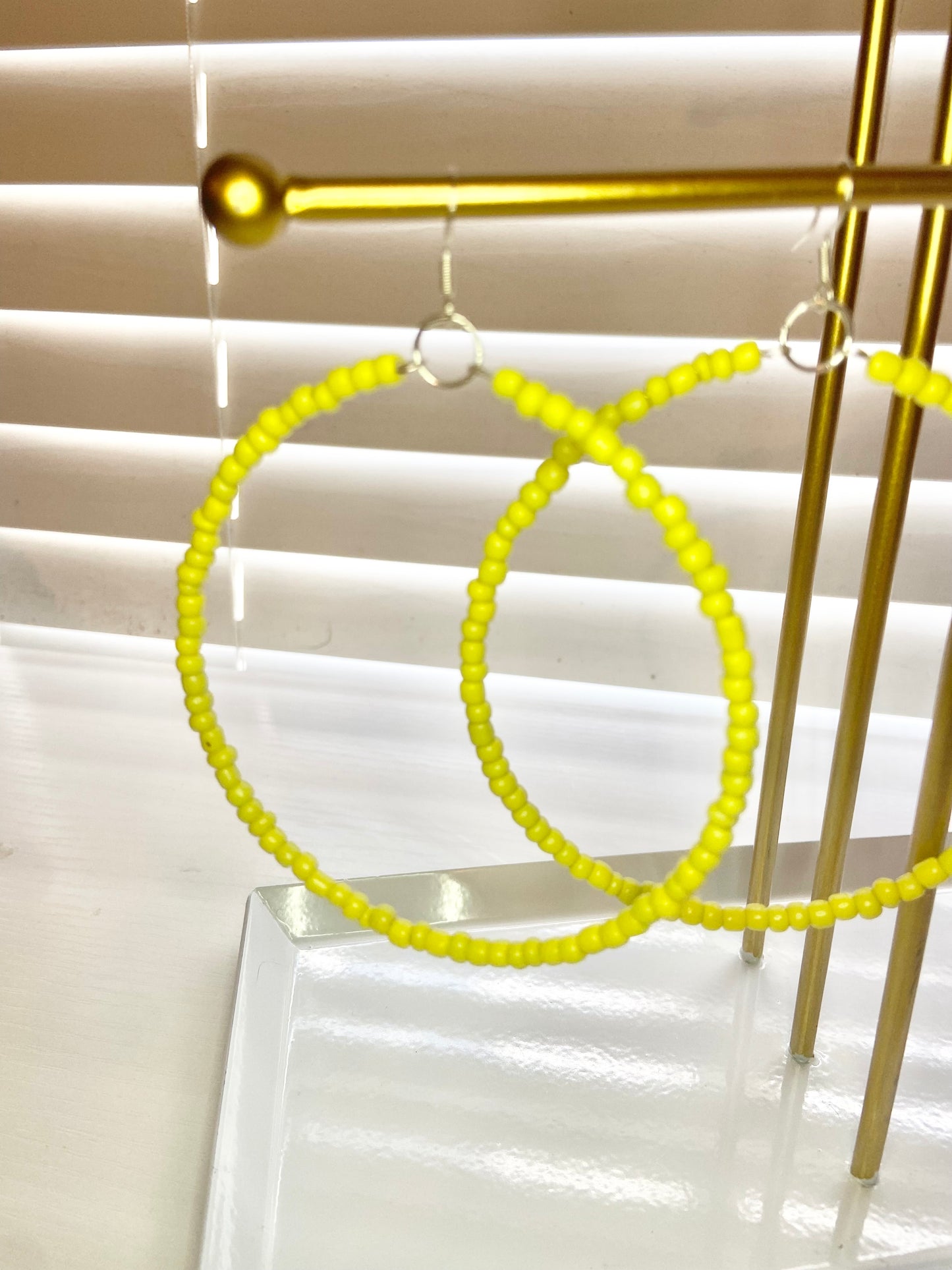 Yellow Mary Hoops
