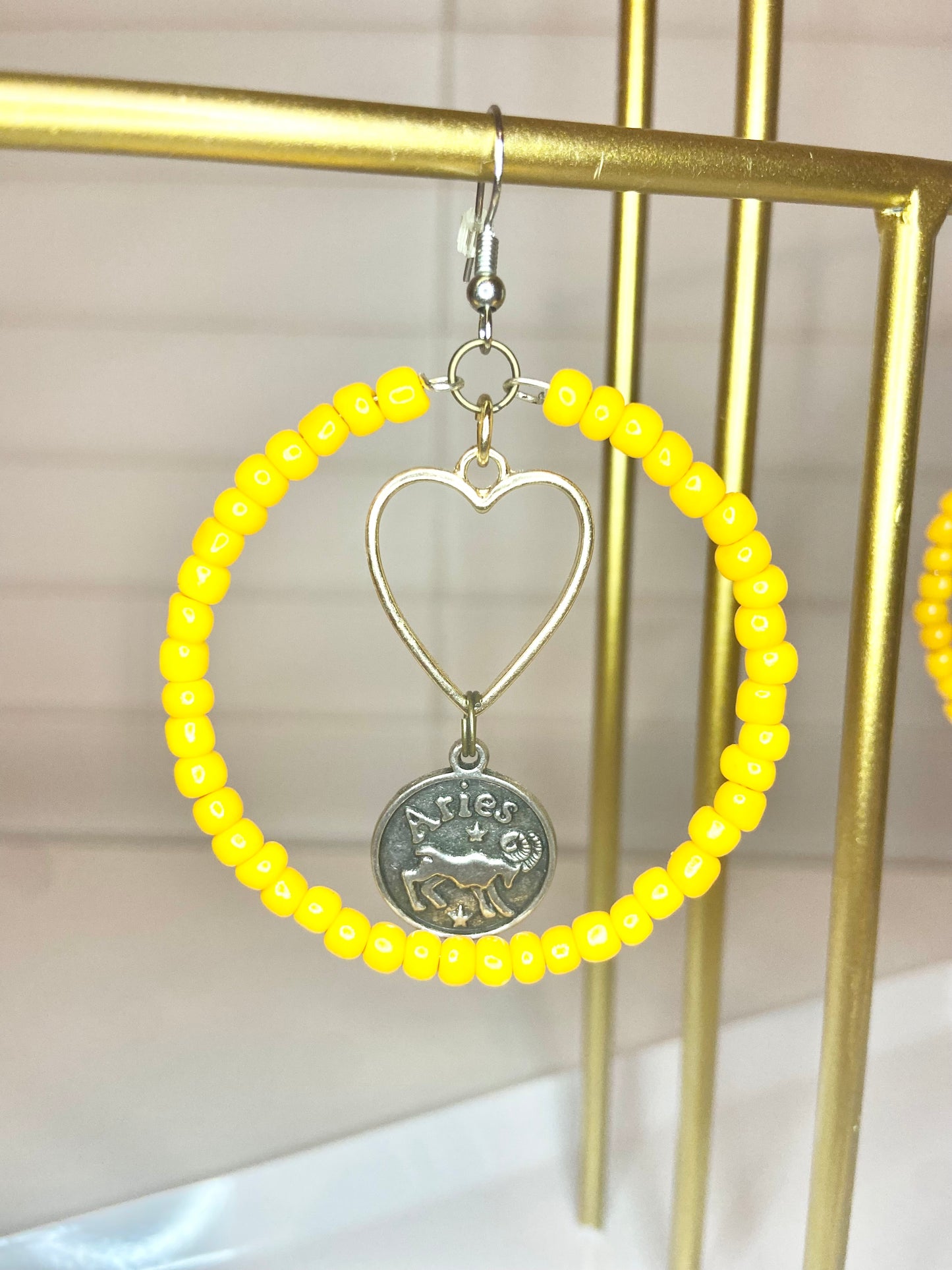 Orange-Yellow Aries Hoop