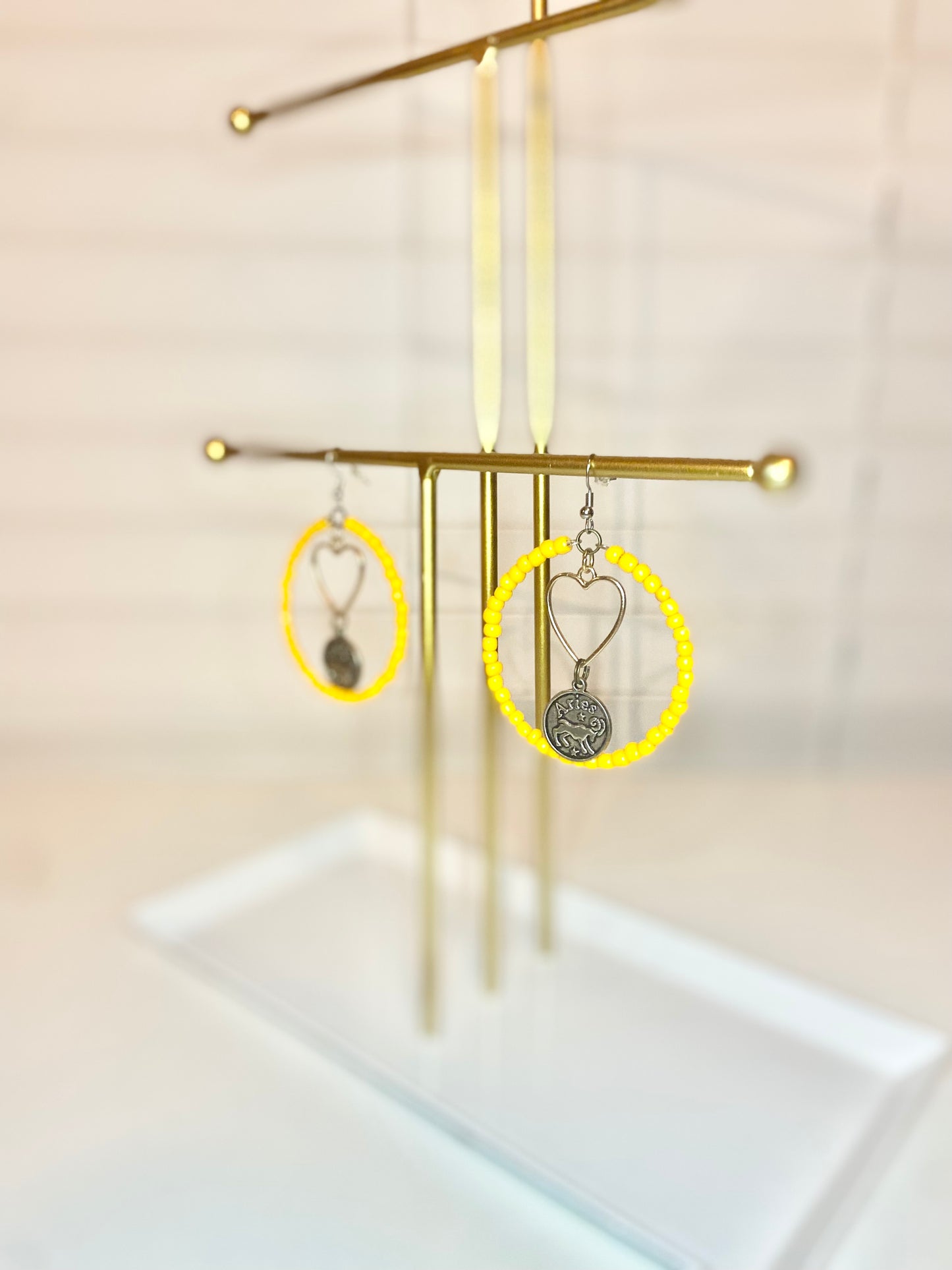 Orange-Yellow Aries Hoop