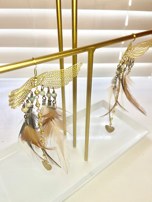 Pheasant Phoenix Earrings