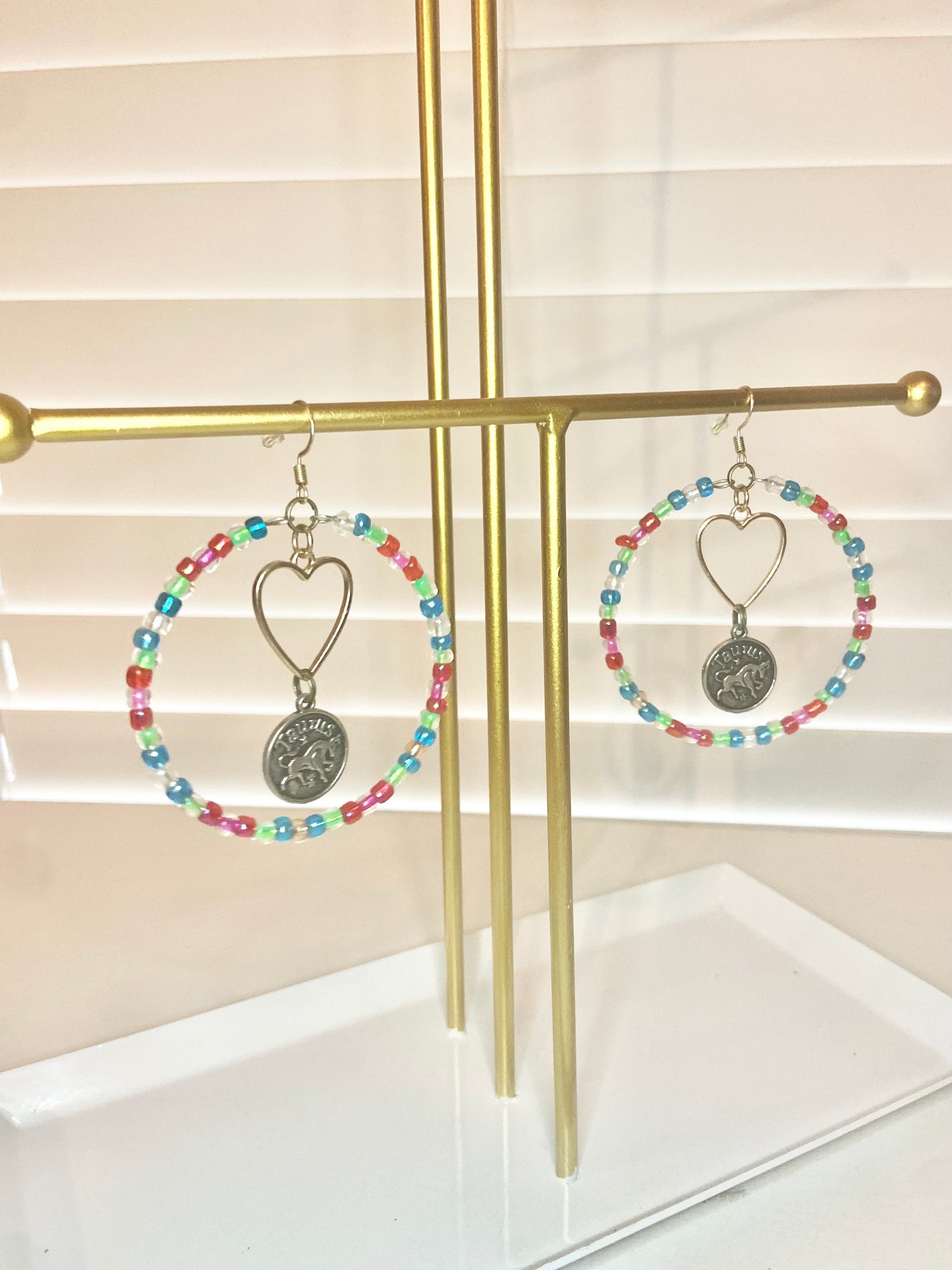 Multi-Colored Taurus Hoop