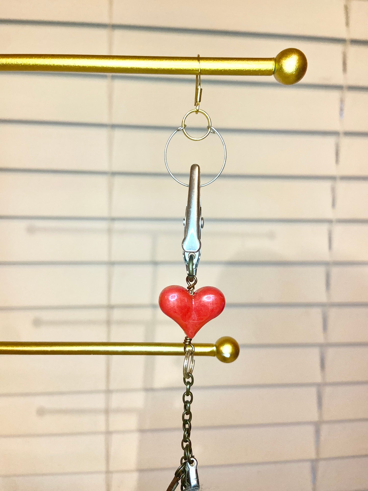 Heart Feather Earring