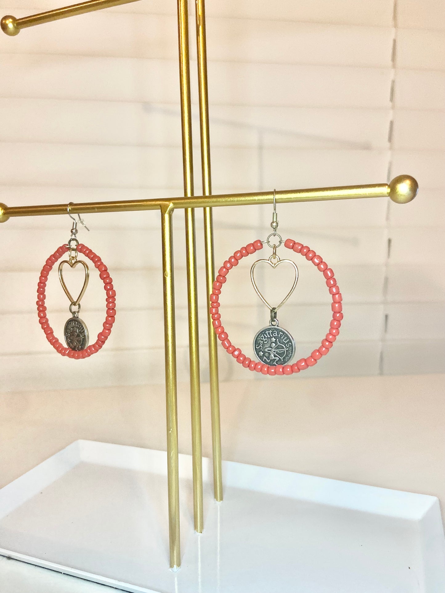 Red Sagitareous Hoops