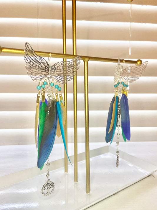 Parrot Phoenix Earrings