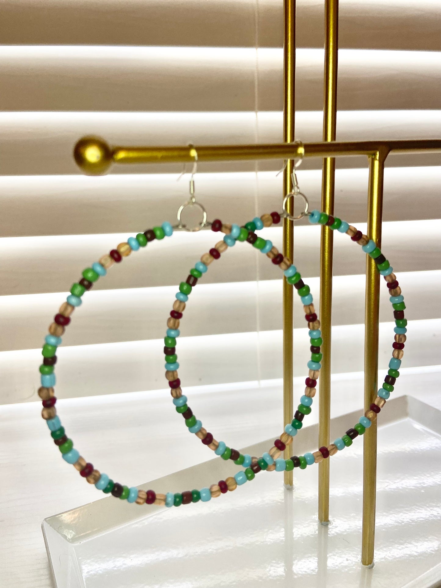 Cool Multicolored Mary Hoops