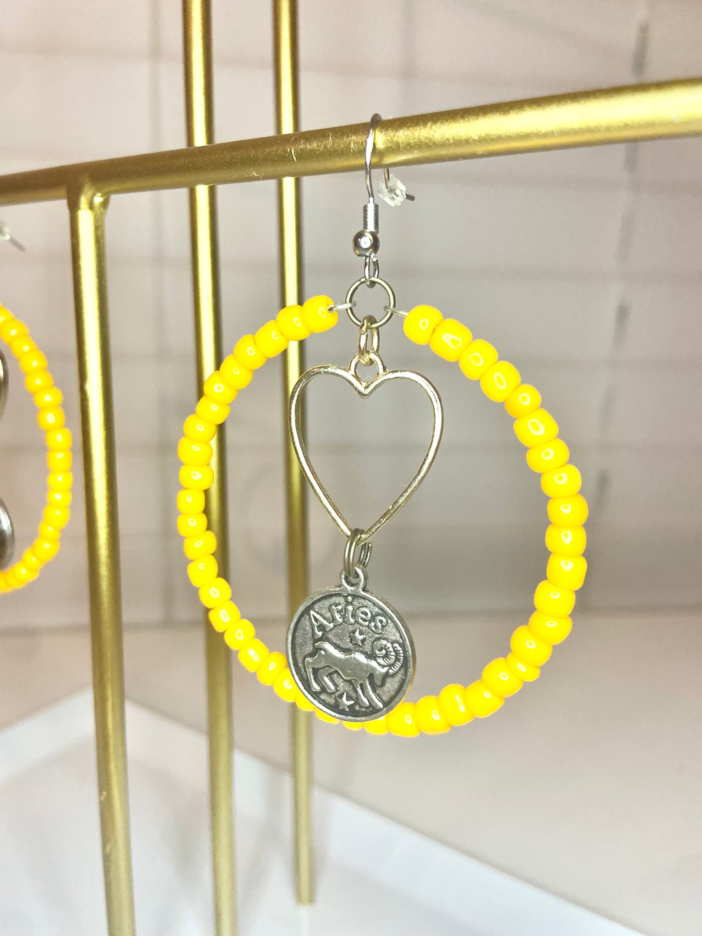 Orange-Yellow Aries Hoop