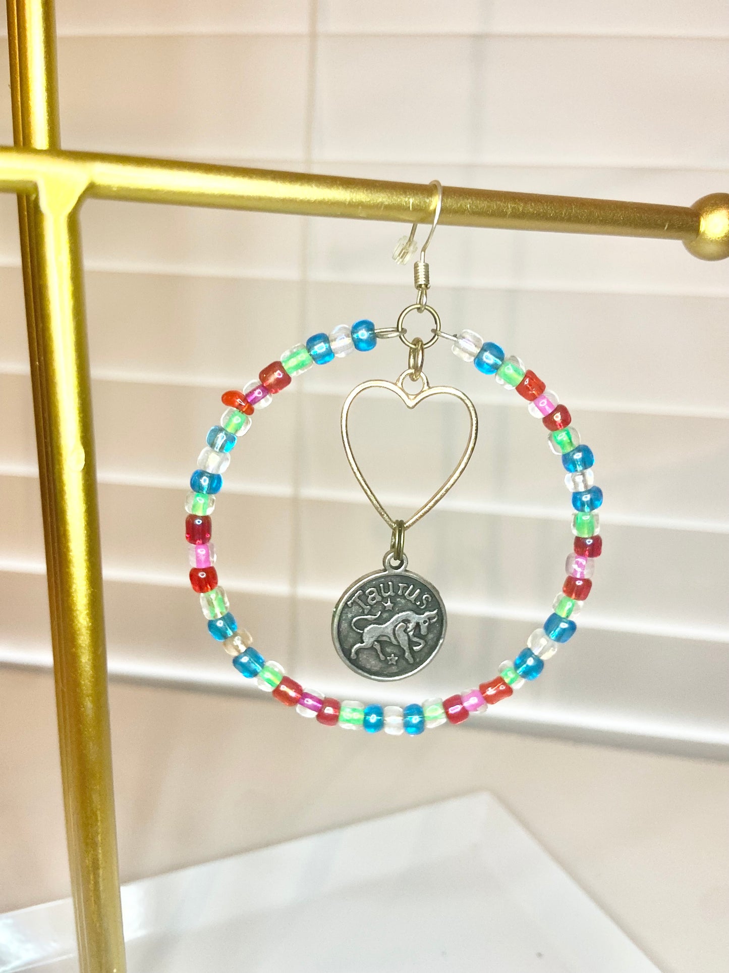 Multi-Colored Taurus Hoop