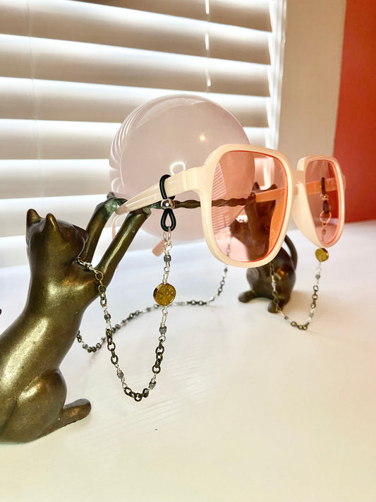 Simple Hematite Tree of Life Lanyard