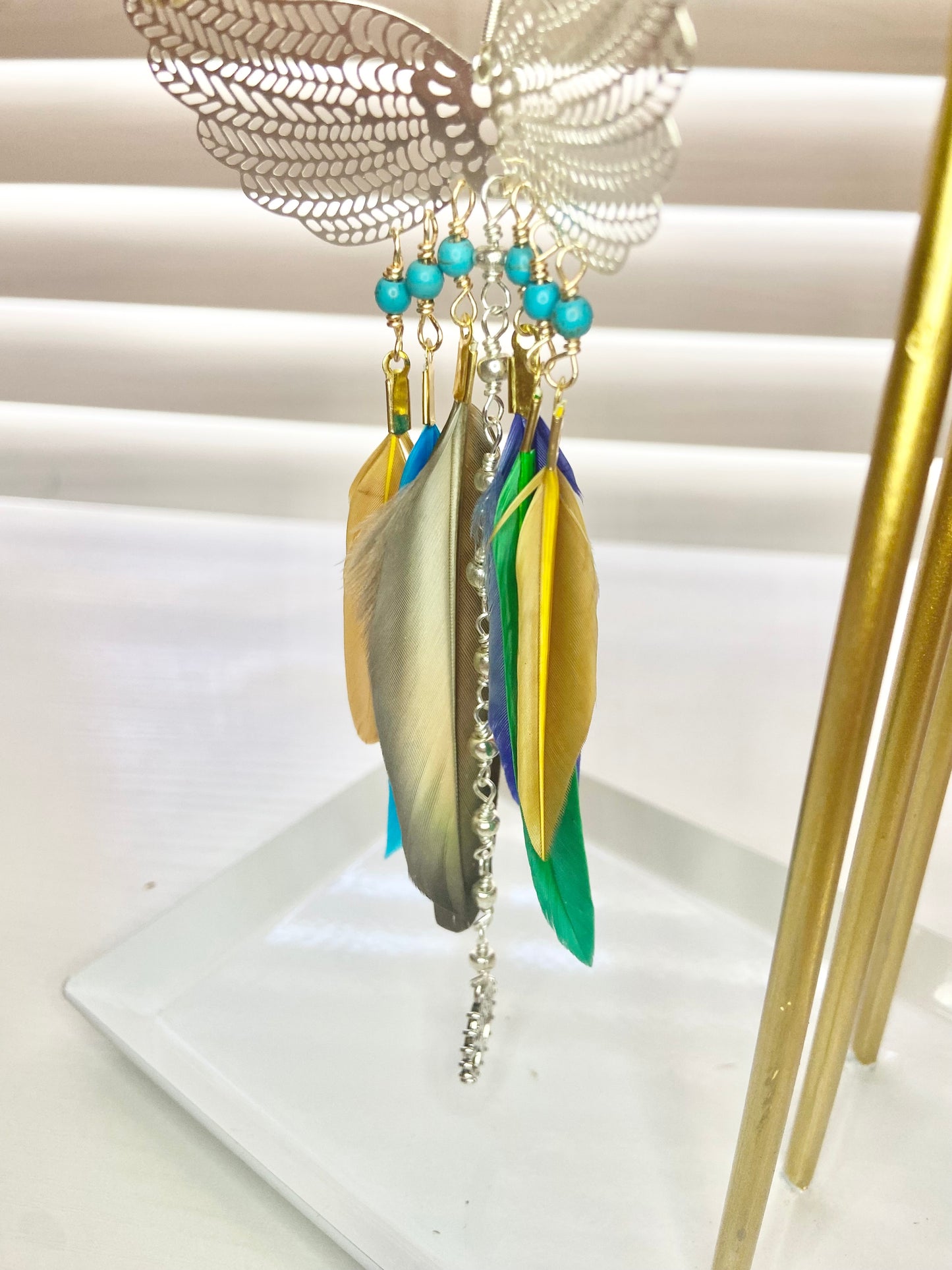 Parrot Phoenix Earrings