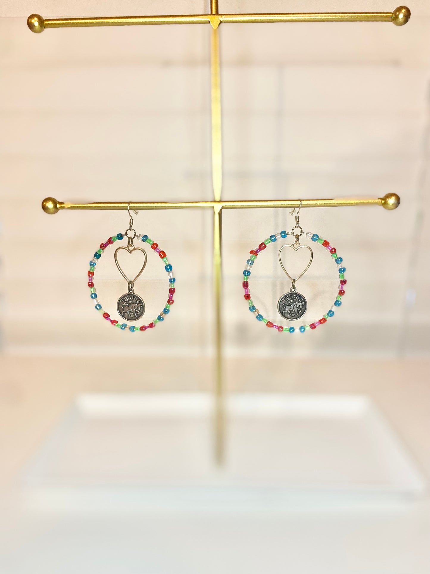 Multi-Colored Taurus Hoop