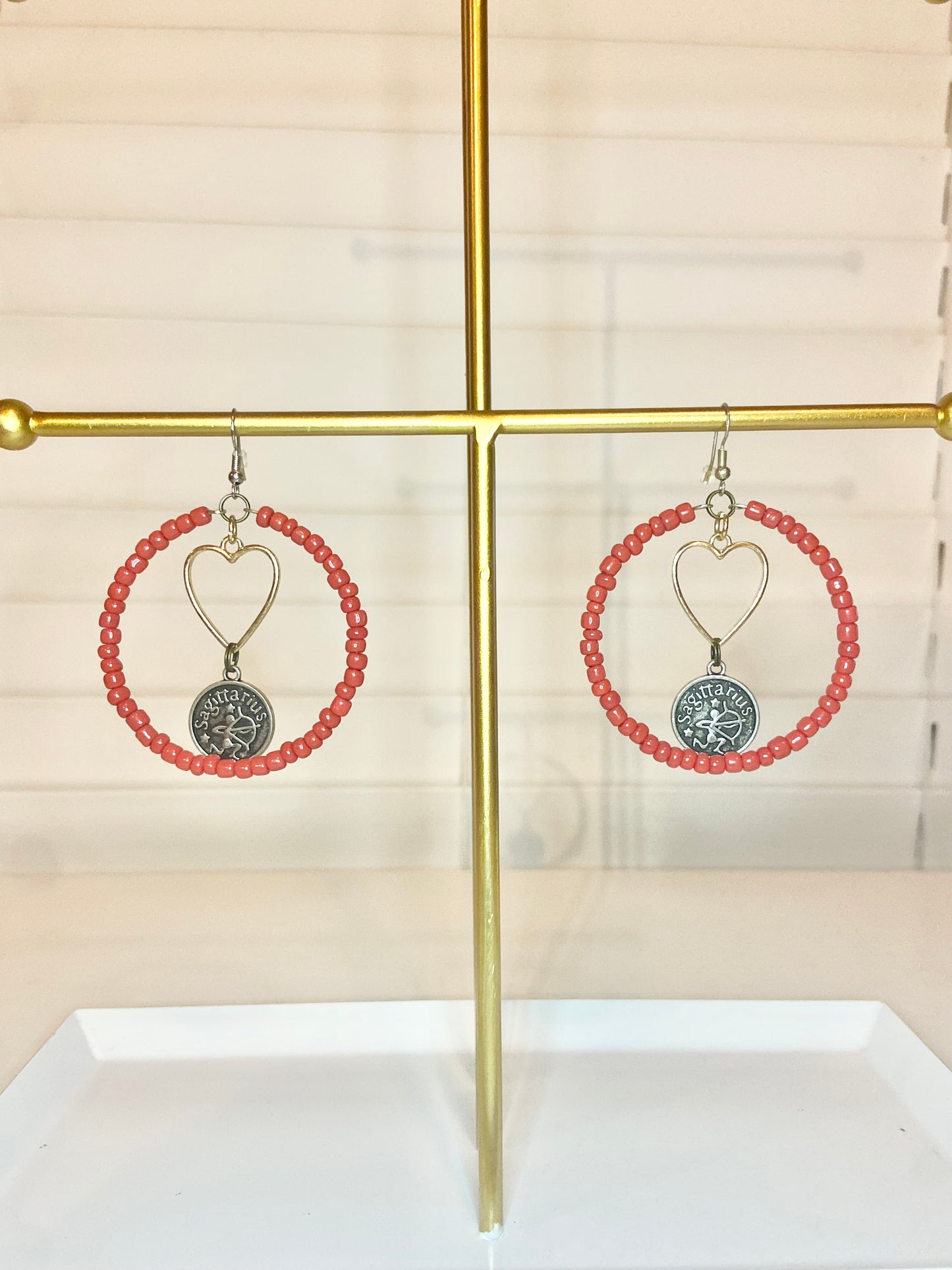 Red Sagitareous Hoops