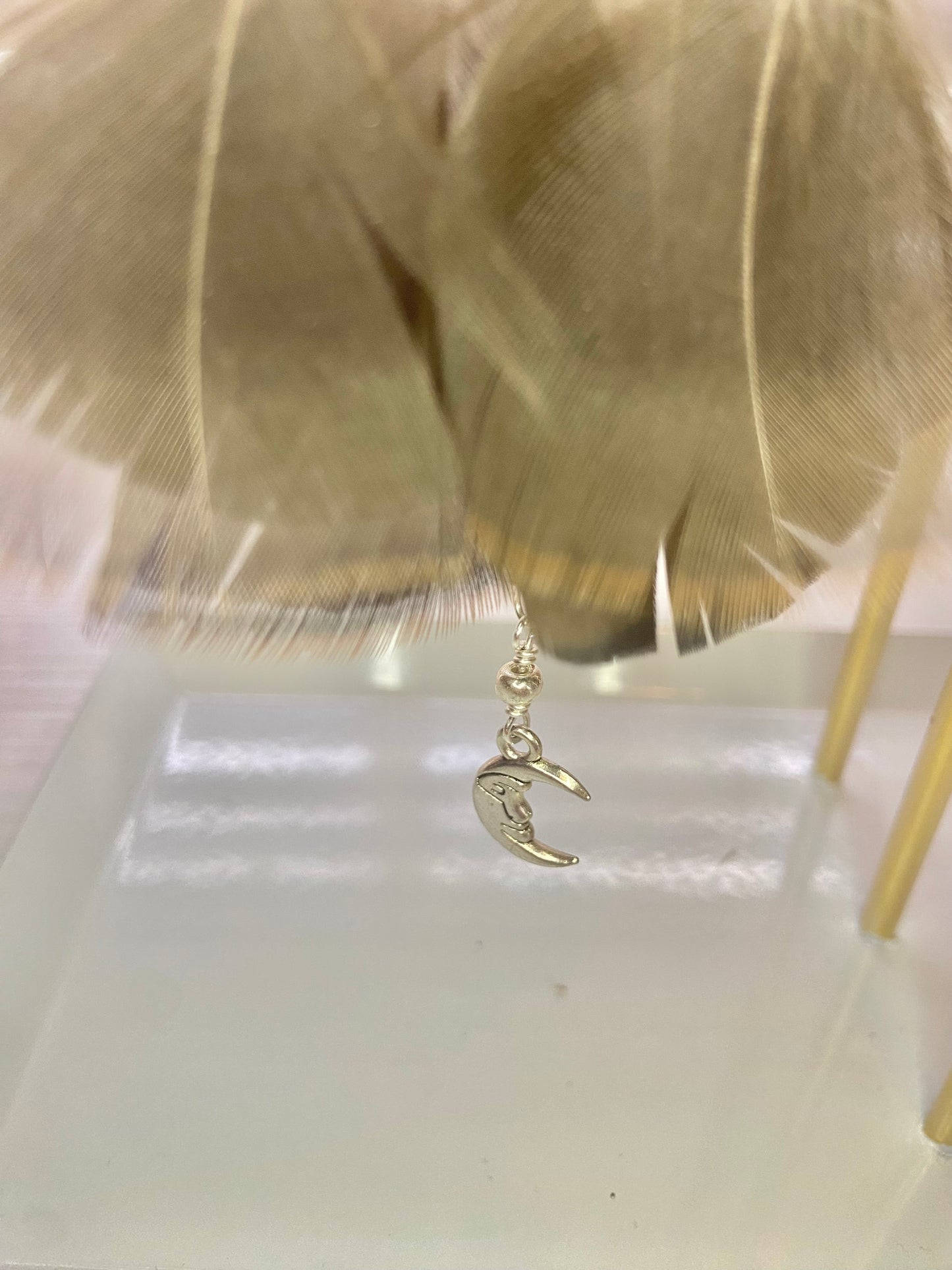 Turkey Feather Phoenix Rising Earrings