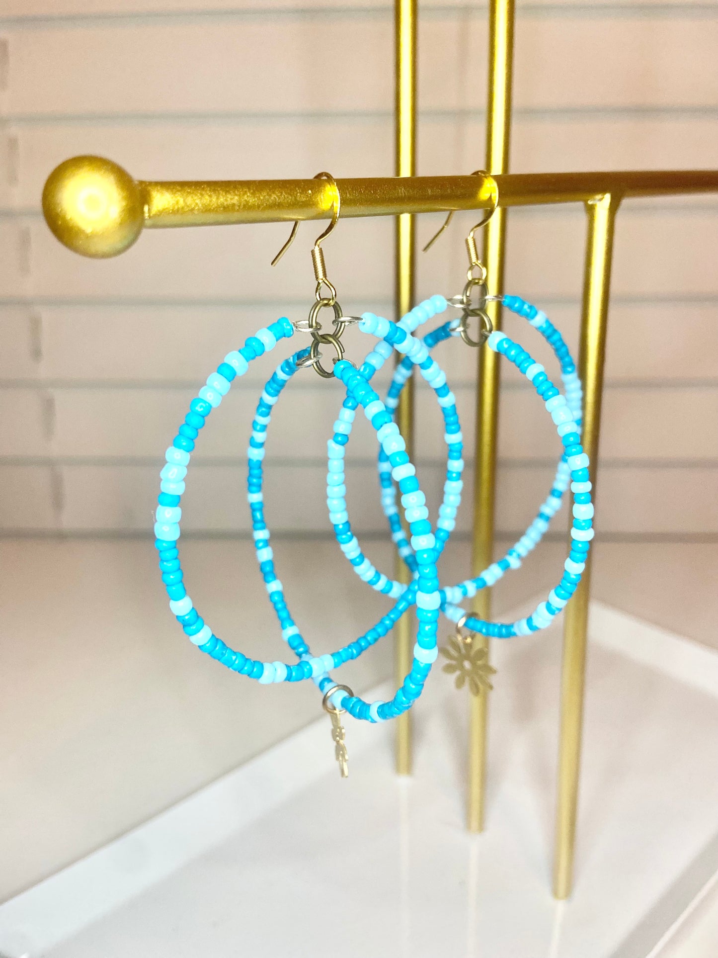 Turquoise Hoopin Hoops