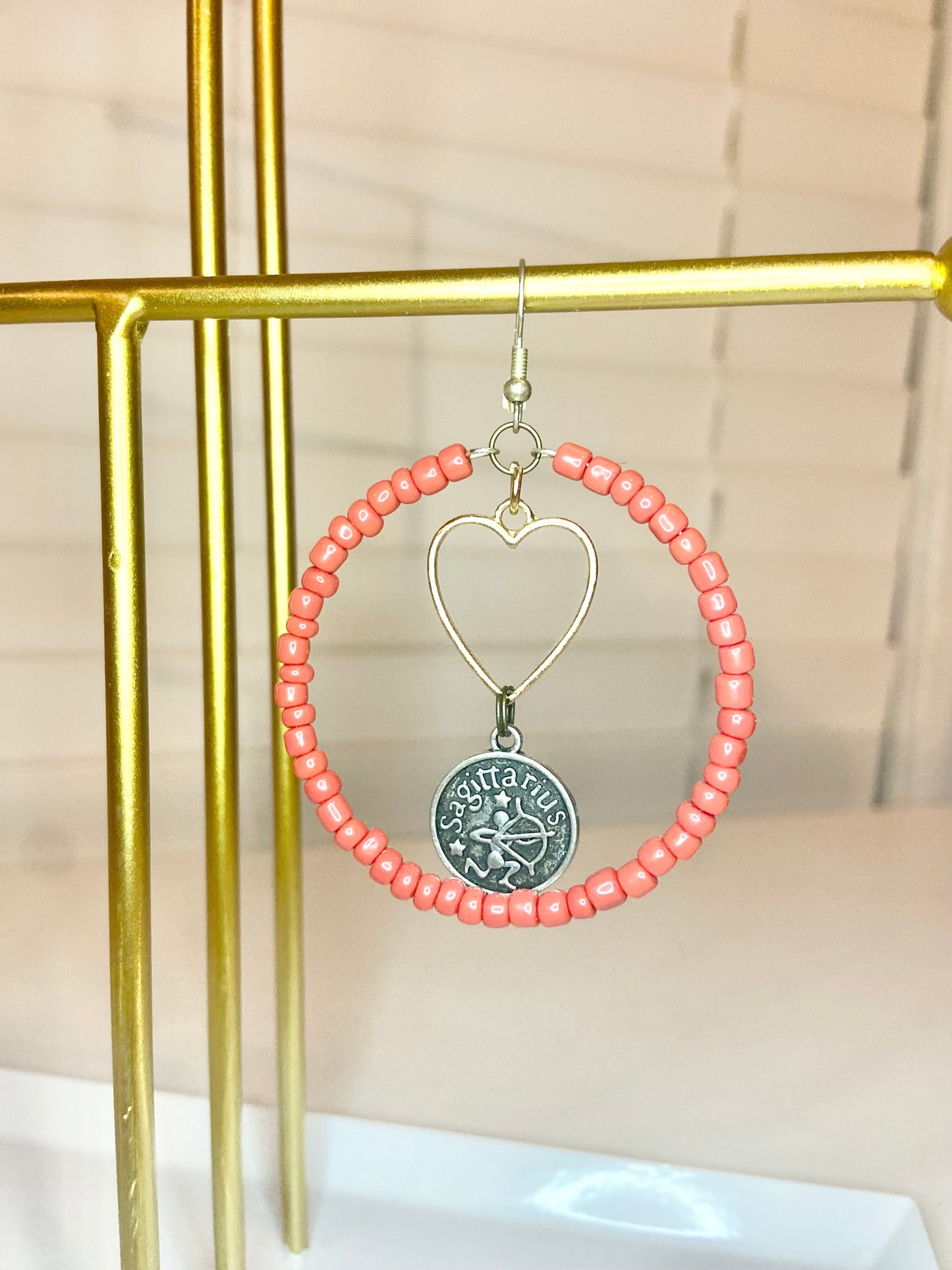 Red Sagitareous Hoops