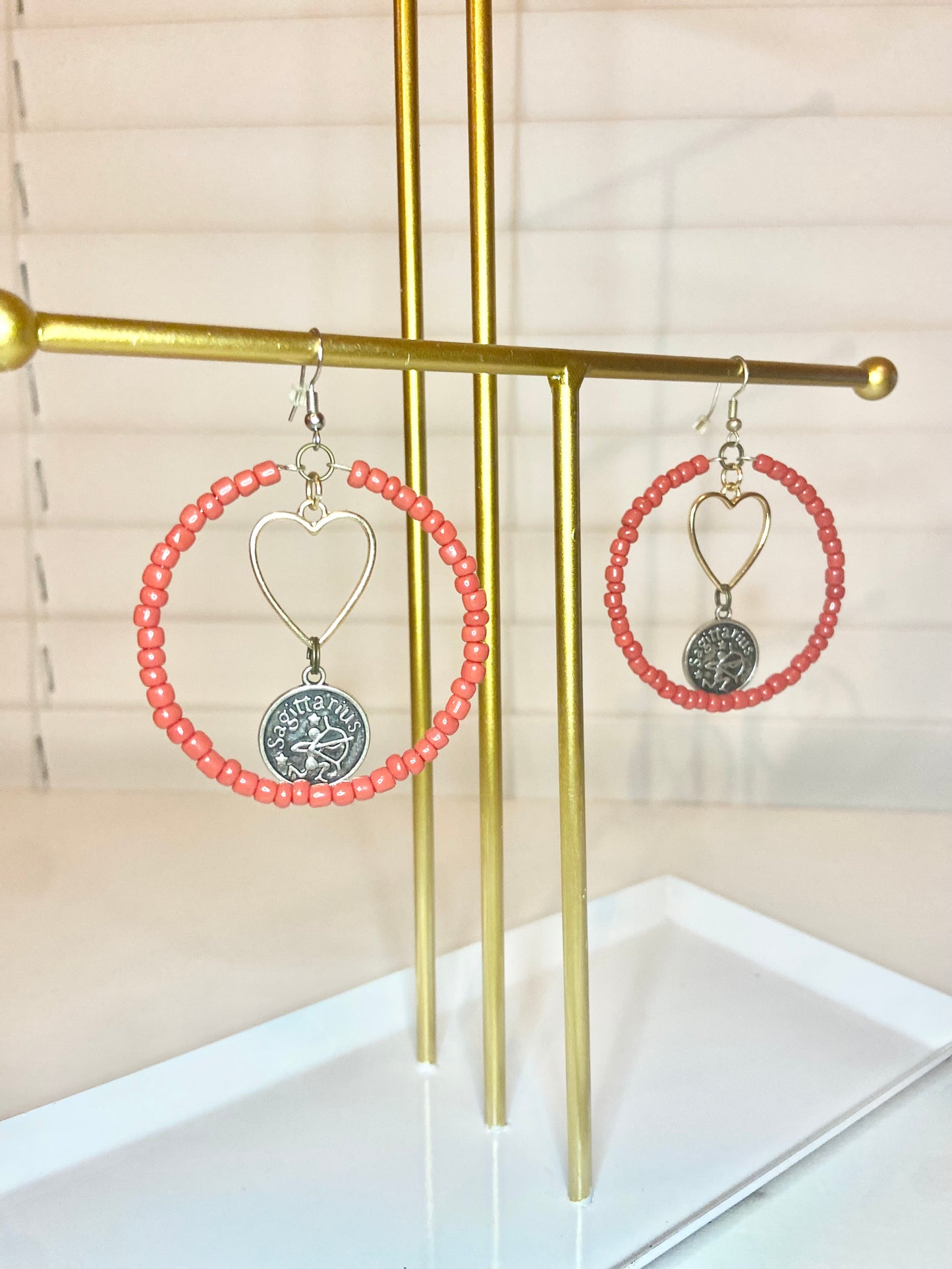 Red Sagitareous Hoops