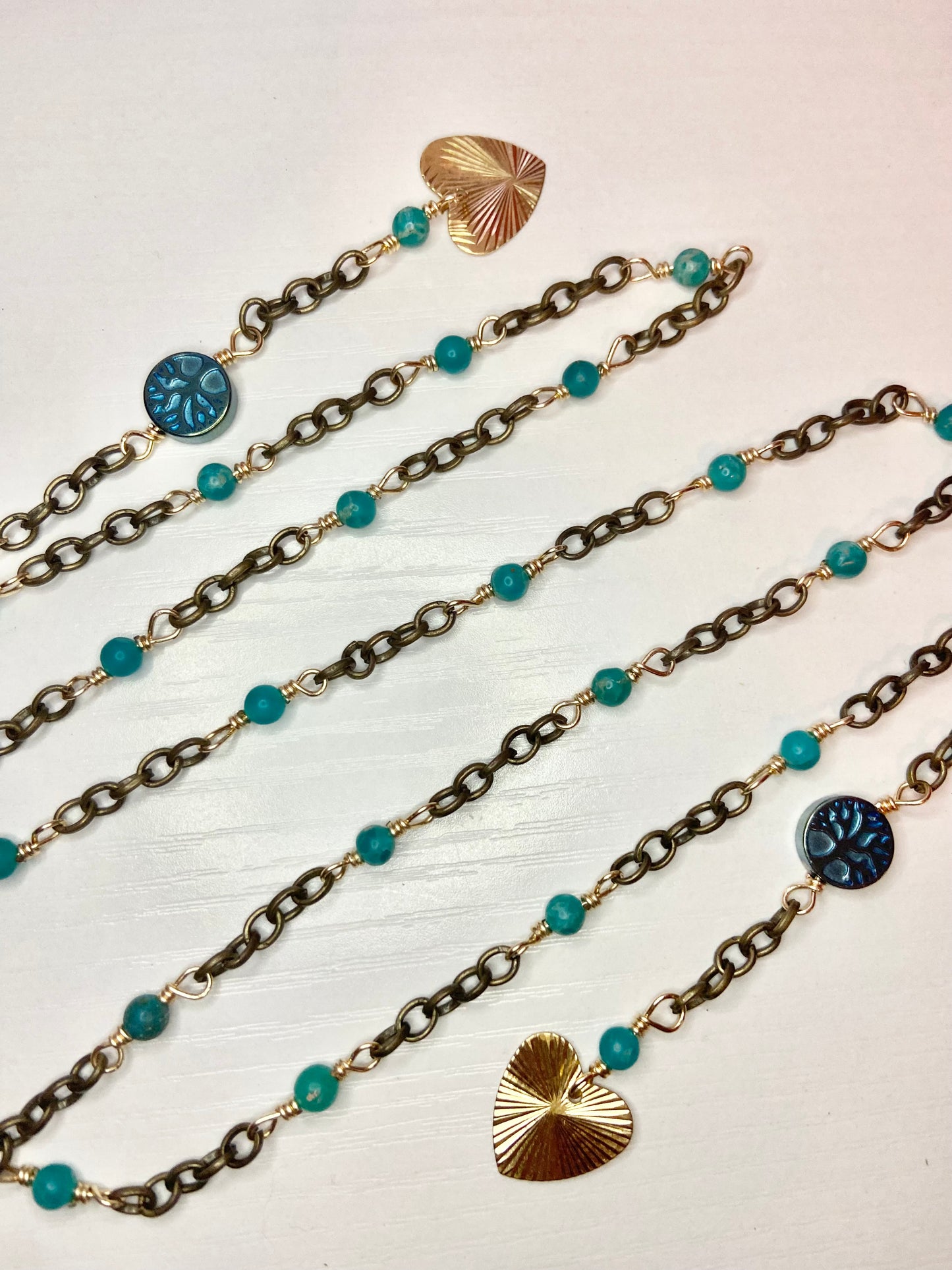 Turquoise Tree of Life Lanyard