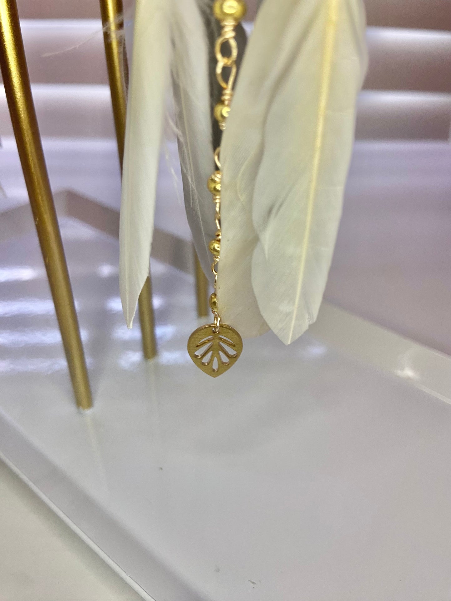 White Phoenix Rising Earrings