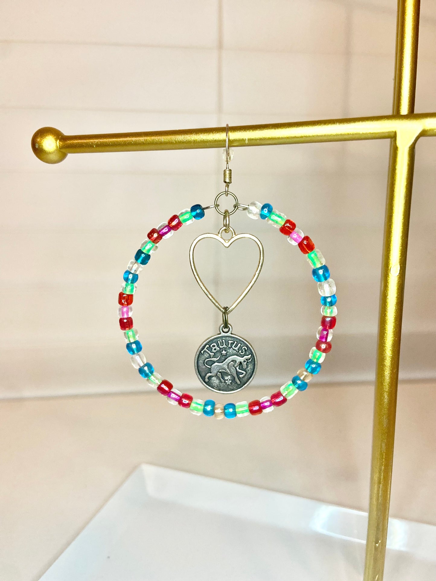 Multi-Colored Taurus Hoop