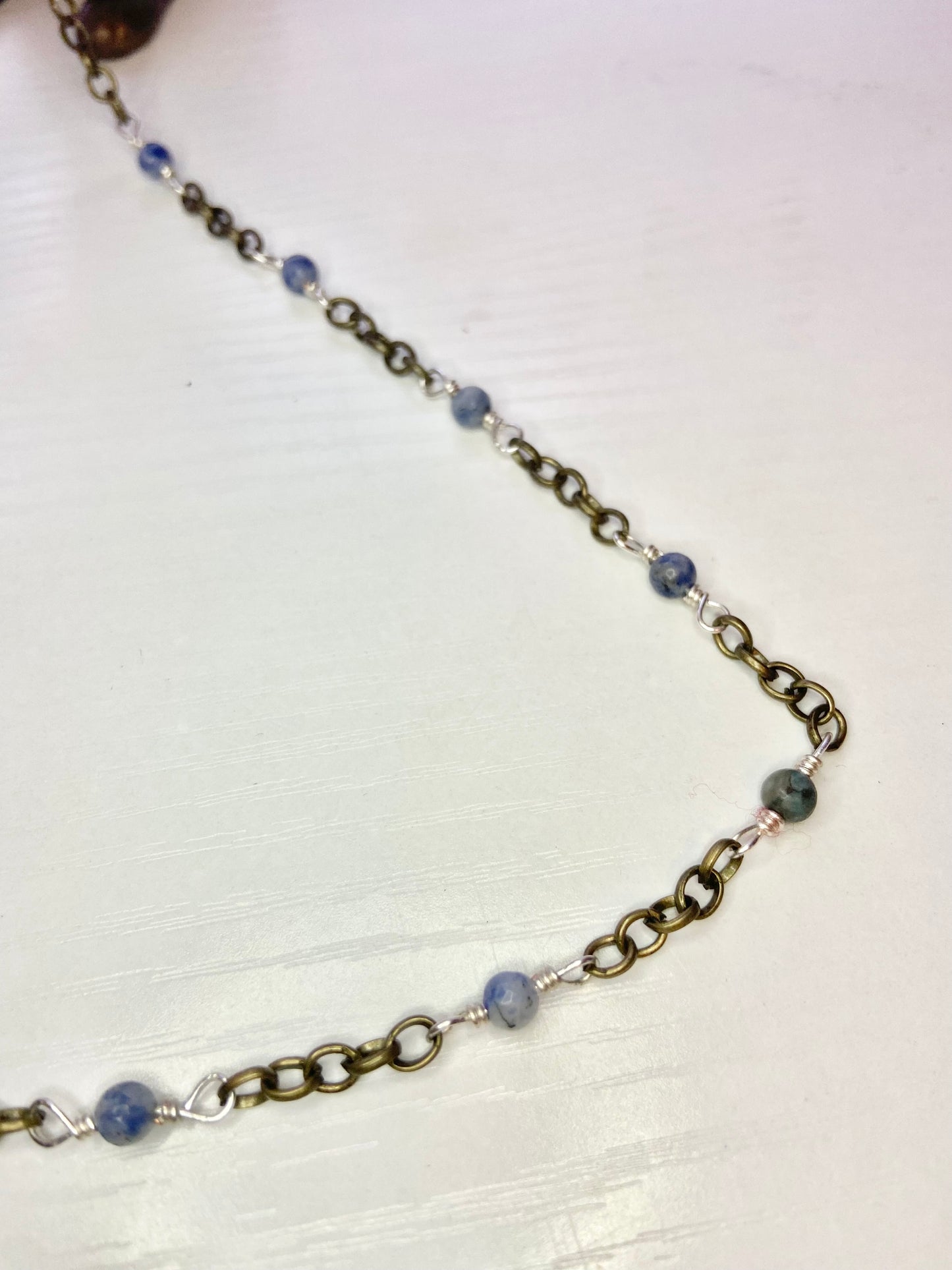 Lapis Evil Eye Lanyard