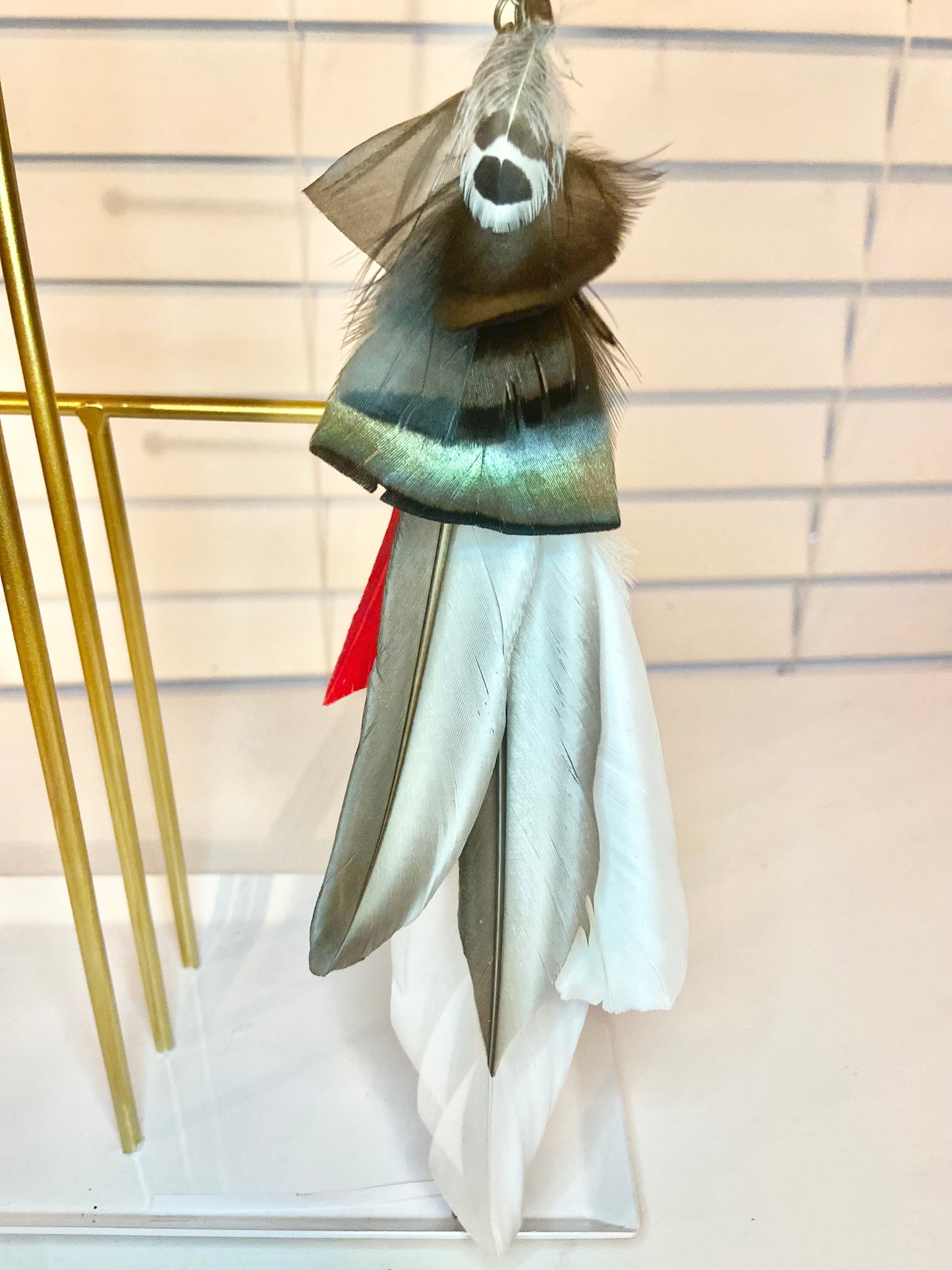 Heart Feather Earring