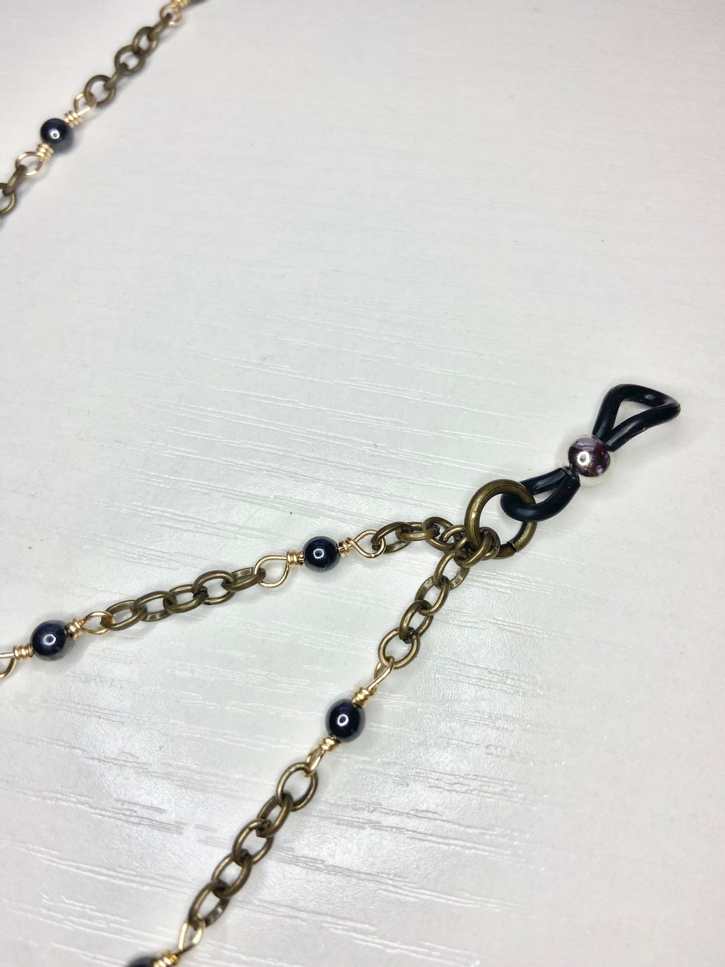 Hematite Evil Eye Lanyard