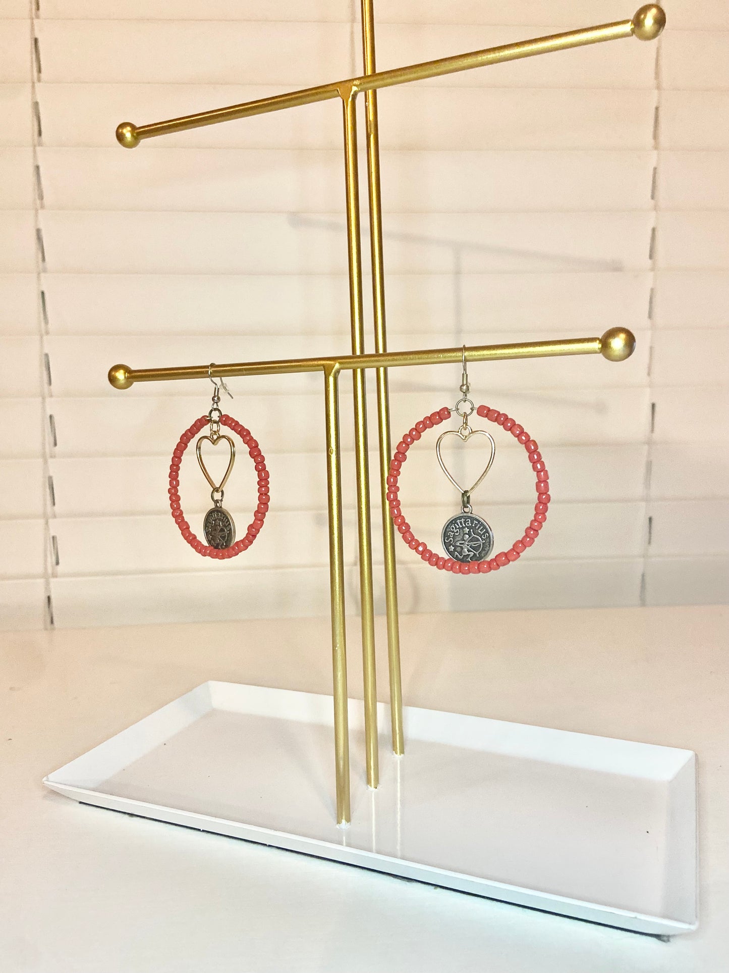 Red Sagitareous Hoops