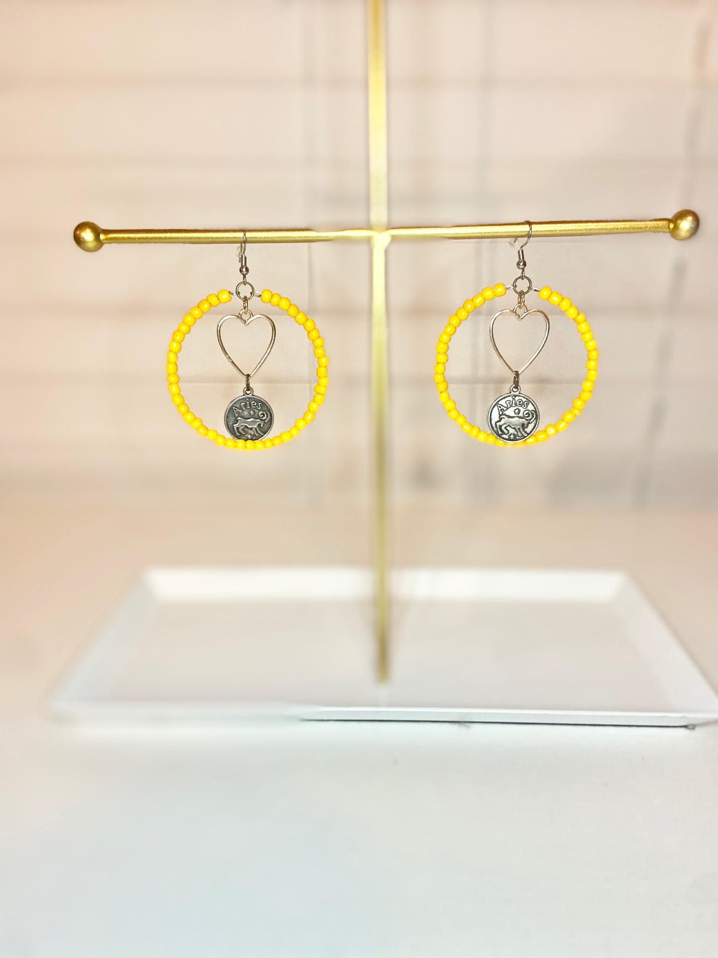 Orange-Yellow Aries Hoop