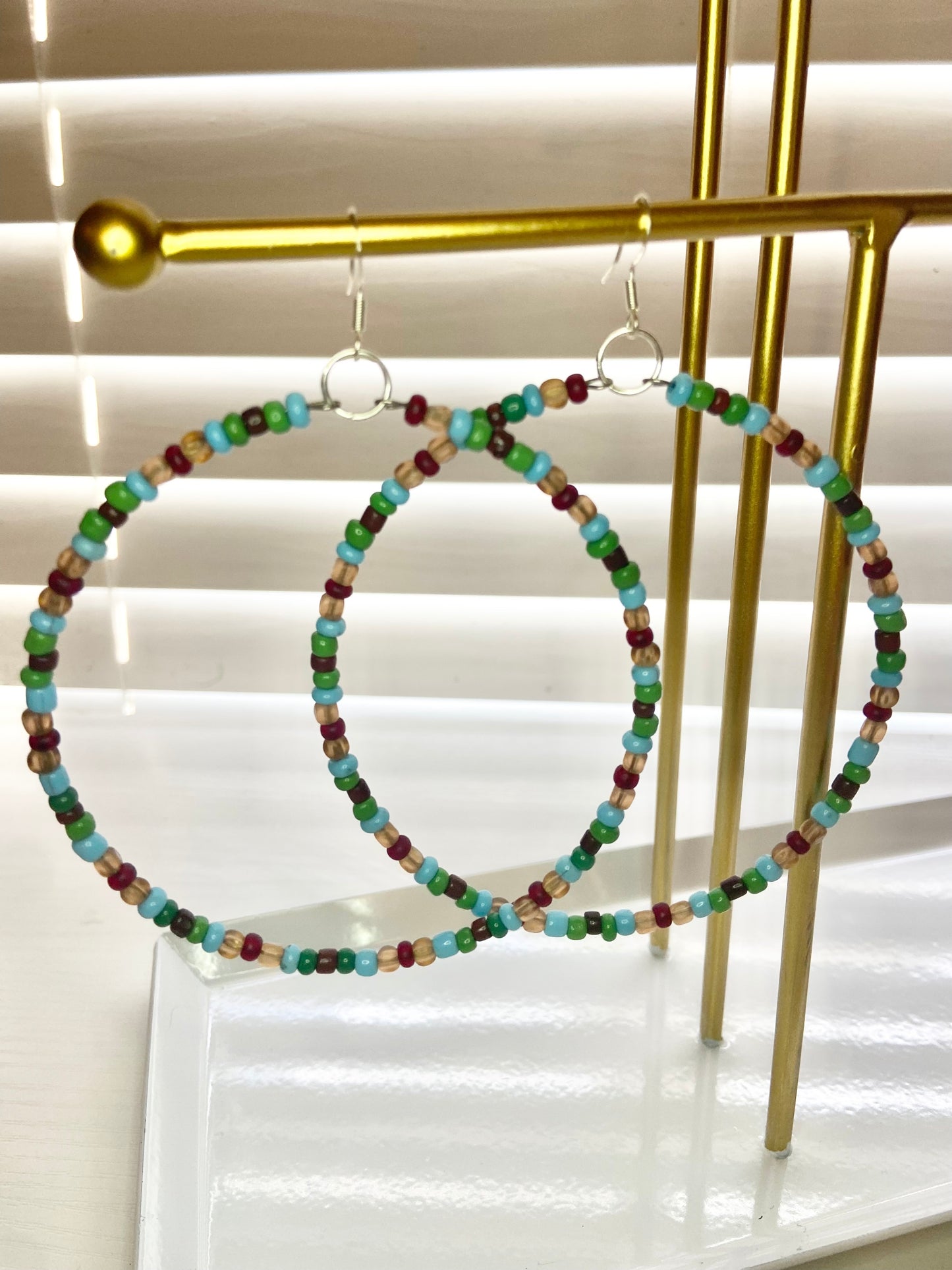 Cool Multicolored Mary Hoops