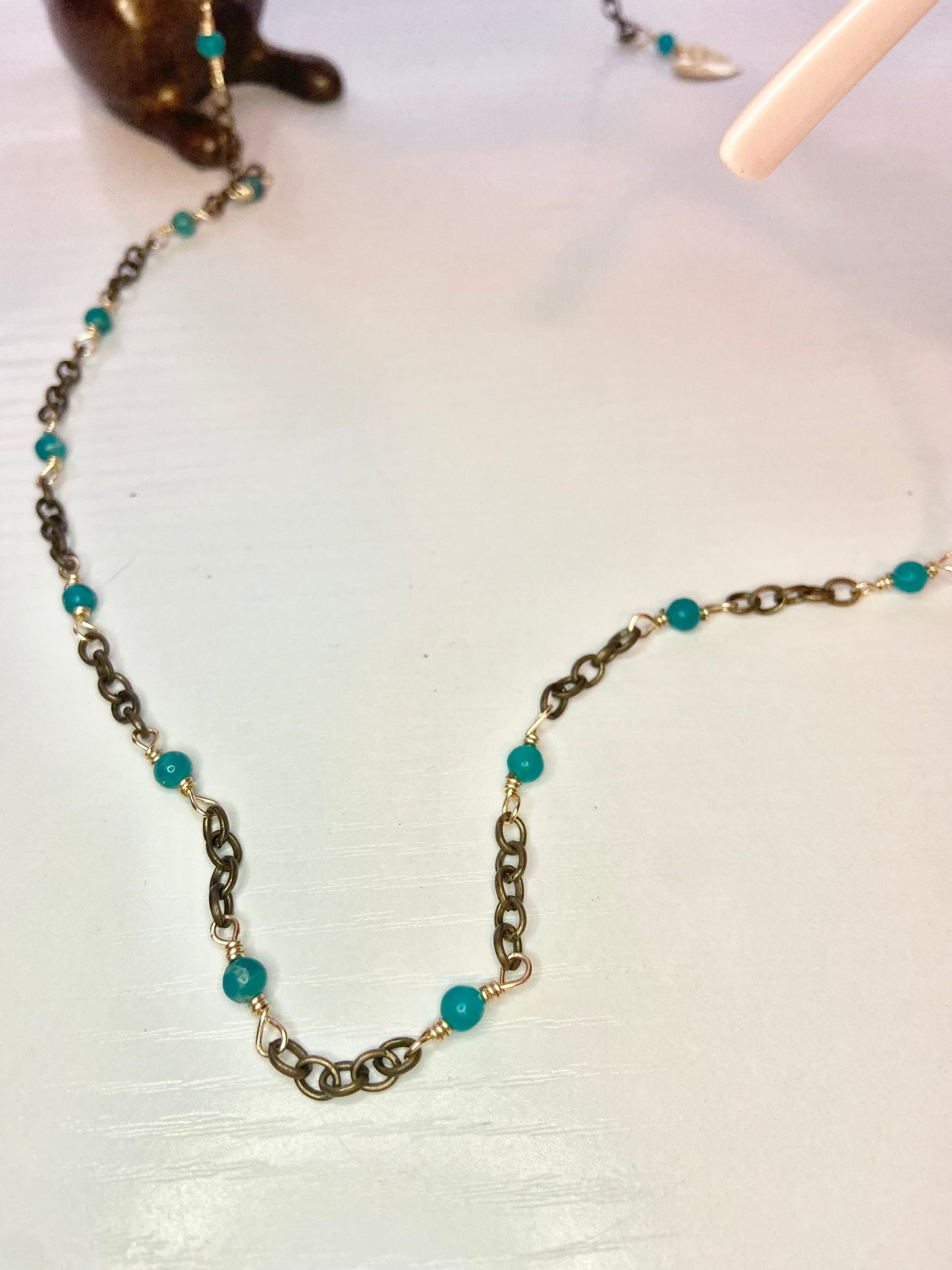 Turquoise Tree of Life Lanyard