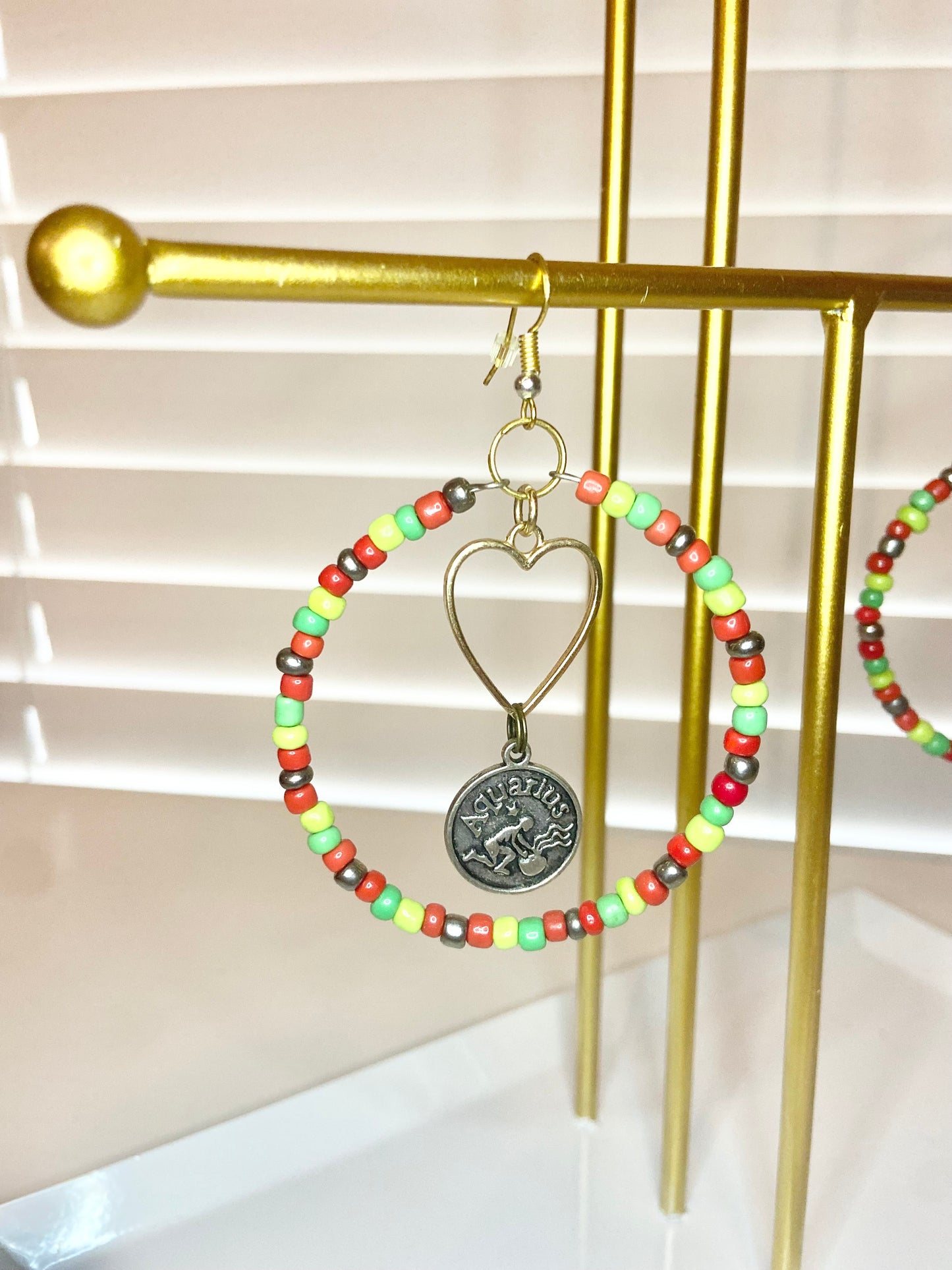 Green and Red Aquarious Hoop