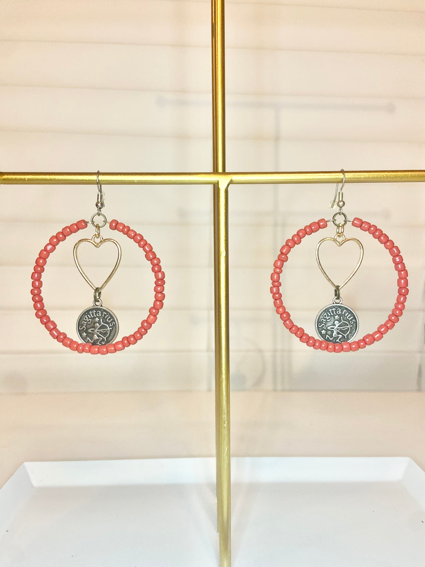 Red Sagitareous Hoops