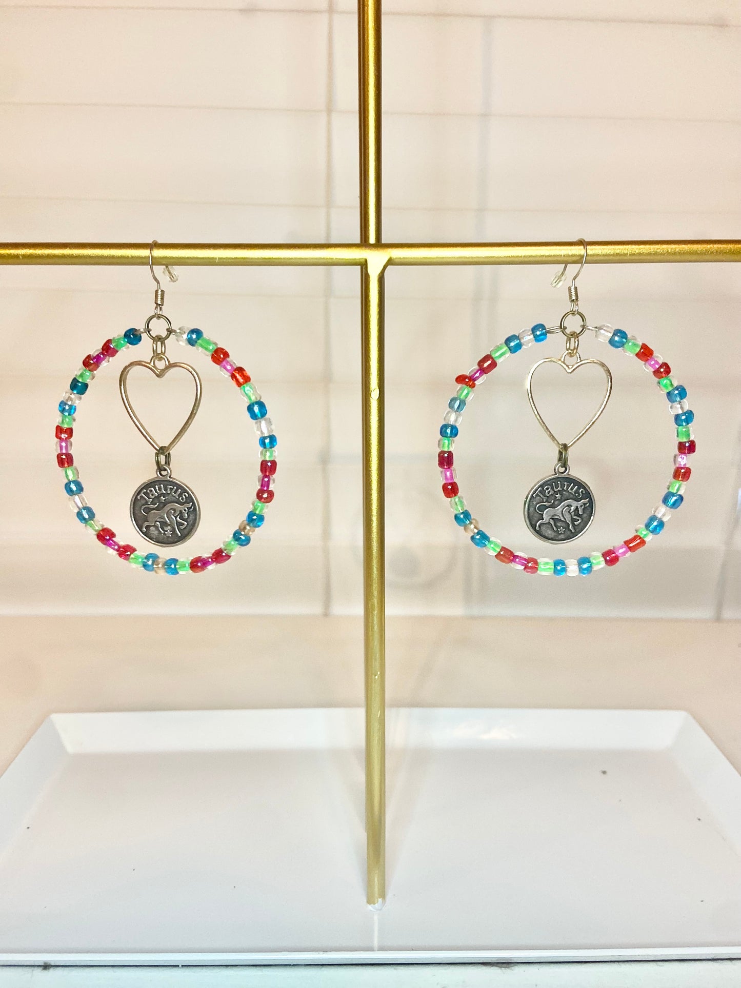 Multi-Colored Taurus Hoop