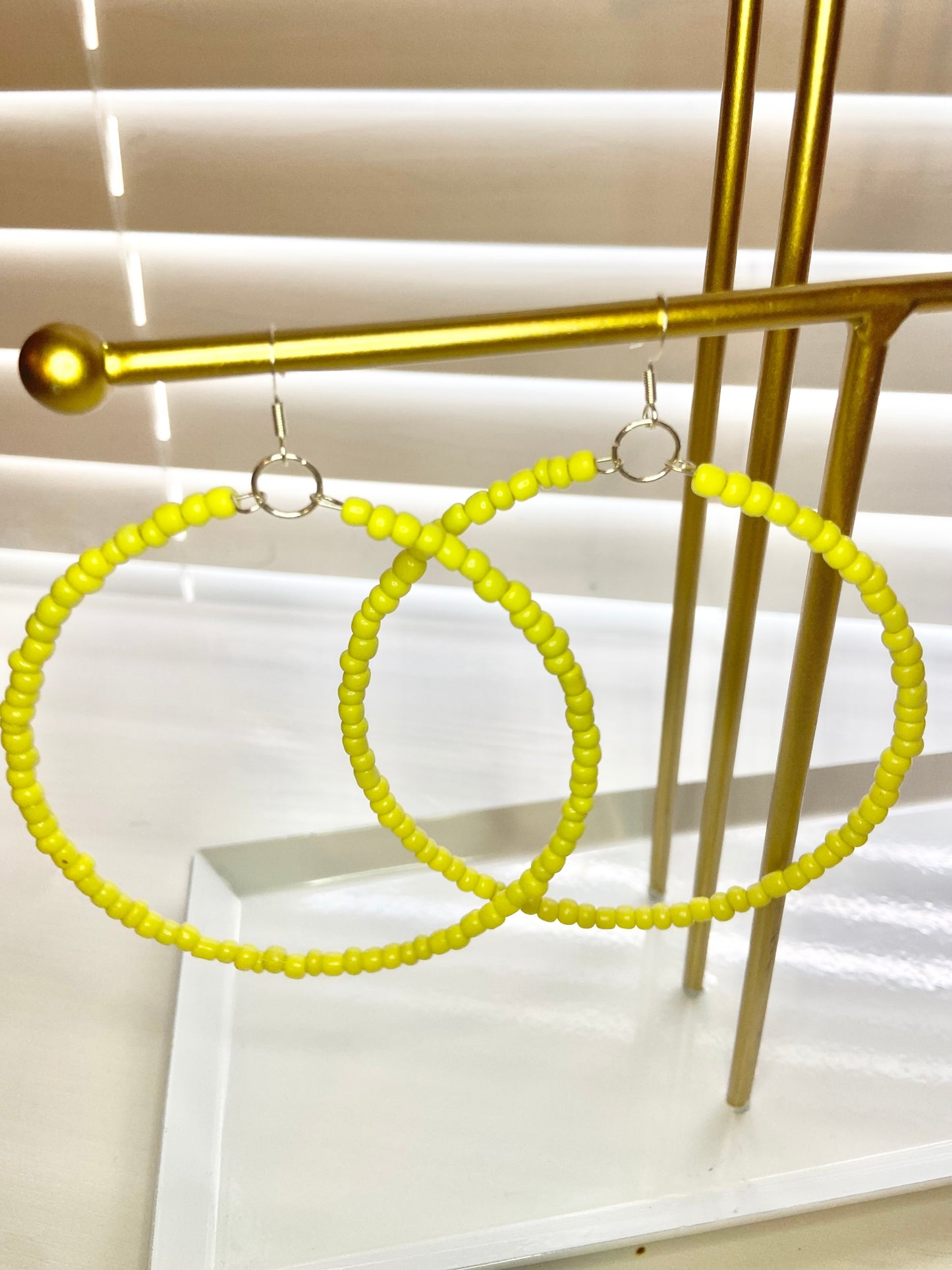 Yellow Mary Hoops