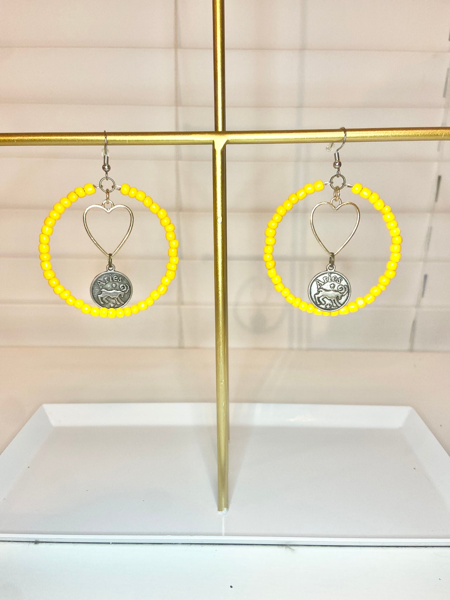 Orange-Yellow Aries Hoop